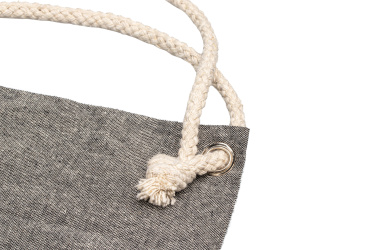 Logo trade promotional merchandise picture of: Recycled cotton bag ADDISON